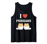 Vebé gatito persas lindo divertido gato i love Persians Camiseta sin Mangas