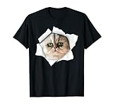 Lindo gato desgarrado - gato persa Camiseta