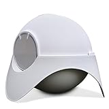 Fidofox® Arenero Gatos Space Capsule-Caja higiene, Bandeja Arena Gatos Grande. Diseño Exclusivo, Grande, fácil Limpieza.