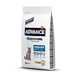 Advance Cat Adult Sterilized, Pienso para Gatos Adultos Esterilizados con Pavo, 10kg