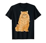 Gato persa Diseño Déjame Alone Gato persa enojado Camiseta