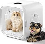 Homerunpet Drybo Plus Secador Automático de Mascotas para Gatos y Perros Pequeños, Ultra Silencioso, Control Inteligente de Temperatura, Secado a 360 (Blanco)