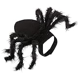 Disfraz de araña para mascotas, disfraz de Halloween para mascotas, araña de perro, gato, simulación de terror, arañas de peluche