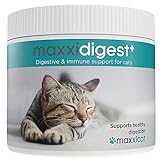 maxxicat â€“ maxxidigest+ ProbiÃ³ticos, prebiÃ³ticos y enzimas digestivas para gatos - Ayuda avanzada a la digestiÃ³n felina & al sistema inmunolÃ³gico - Sin polvo OGM - Polvos 200 g