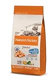 Nature's Variety Selected, Pienso para Gatos Adultos Esterilizados, Sin cereales, con Salmón noruego sin espinas, 7kg