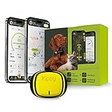 Kippy EVO | GPS Perros - Localizador GPS Perros para Collar - Hidrófugo con Seguimiento Perimetral - GPS para Perros con Notificaciones de Actividad Canina - APP Dedicada - Amarillo
